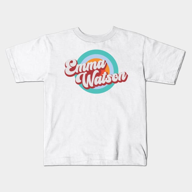 Circle Color With Name Emma Kids T-Shirt by Mysimplicity.art